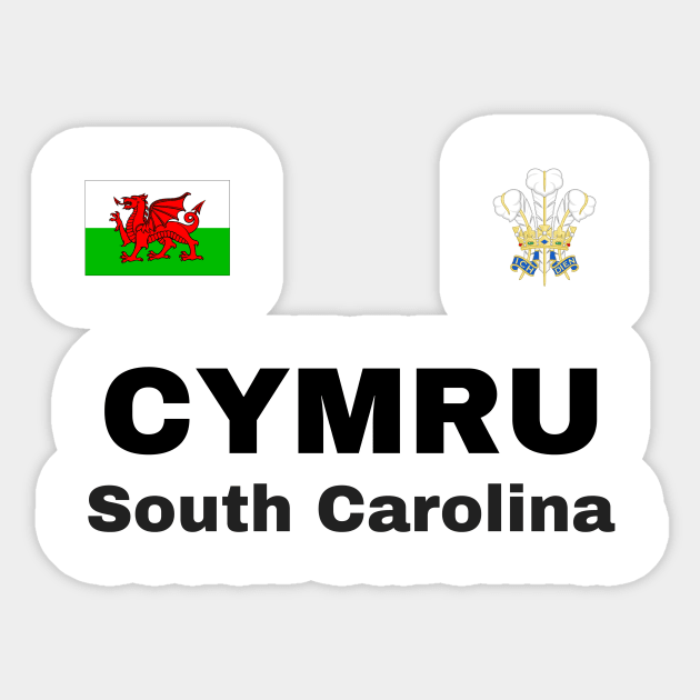 South Carolina Welsh Ancestry Sticker by nickwalsh